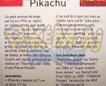 Scan de la fiche à détacher "Pikachu", extraite du Journal de Mickey à paraître le 12 avril 2006