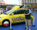 Moi et la BMW Beetle pikachu