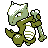 Pokémon Argent (de face, shiny)