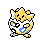 Pokémon Argent (de face, shiny)