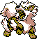 Pokémon Argent (de face, shiny)