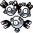 Pokémon Argent (de face, shiny)