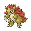 Pokémon Rouge-Feu/Vert-Feuille (de face, shiny)