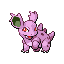 Pokémon Rouge-Feu/Vert-Feuille (de face, shiny)