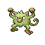 Pokémon Rouge-Feu/Vert-Feuille (de face, shiny)