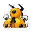 Pokémon Rubis/Saphire (de dos, shiny)