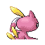 Pokémon Rubis/Saphire (de dos, shiny)