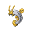 Pokémon Rubis/Saphire (de face, shiny)